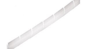 Cable Spiral Wrap Tubing, 30mm, Polyamide 6.6, 10m, Natural